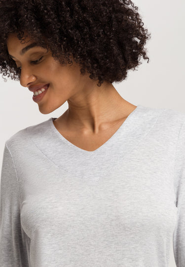 Mira L/Slv Nightdress 110cm | Cloud Melange 79631-2991